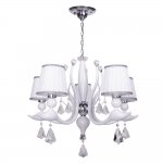 Люстра Crystal lux FLAMINGO SP-PL5 WHITE 1761/305