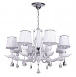 Люстра Crystal lux FLAMINGO SP-PL8 WHITE 1761/308