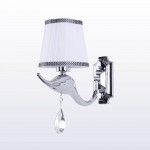 Светильник настенный бра Crystal lux FLAMINGO AP1 CHROME 1760/401