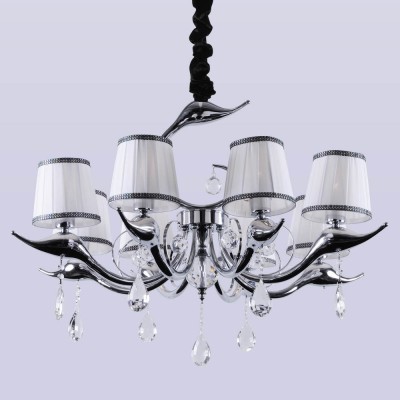 Люстра Crystal lux FLAMINGO SP-PL8 CHROME 1760/308 Люстра Crystal lux FLAMINGO SP-PL8 CHROME 1760/308