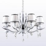 Люстра Crystal lux FLAMINGO SP-PL8 WHITE 1761/308