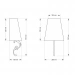 Бра KUTEK MOOD FLOR FLO-K-1 (Z) 