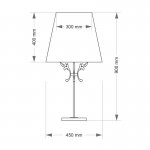 Настольная лампа KUTEK MOOD FLOR FLO-LG-1 (N) 