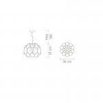 Люстра Slamp FLO85SOS0001RA000