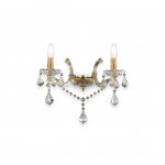 Светильник бра Ideal lux FLORIAN AP2 ORO (35659)