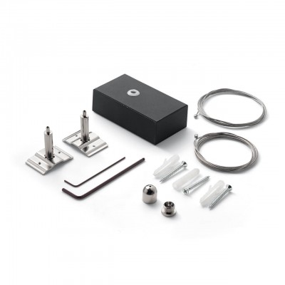 Светильник спот Ideal lux FLUO KIT PENDANT BLACK 2 MT (191164)