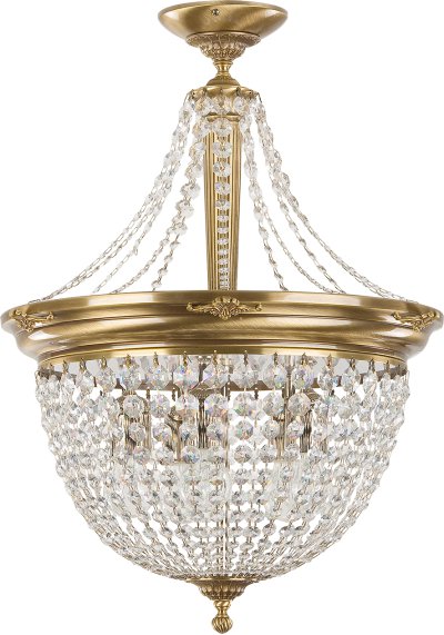 Потолочный светильник Kutek FONTANA-CRYSTAL SWAROVSKI FON-PL-5(P)