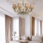 Люстра Kutek FONTANA-CRYSTAL SWAROVSKI FON-ZW-8+1(P/A)