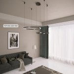 Люстра Crystallux FORTUNA SP123W LED  BLACK FORTUNA