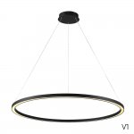 Люстра Crystallux FORTUNA SP88W LED BLACK FORTUNA