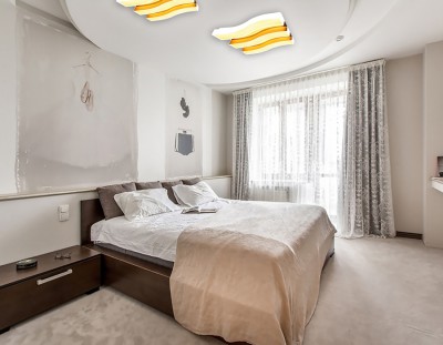 Светильник Ambrella FP2423 WH 90+60W D690*500 Светильник Ambrella FP2423 WH 90+60W D690*500