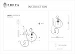 Настенный светильник бра Freya FR2020-WL-01-CH Simone