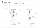 Настольная лампа Freya FR2020-TL-01-BG Simone