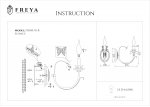 Настенный светильник бра Freya FR3043-WL-01-BG Farfalla
