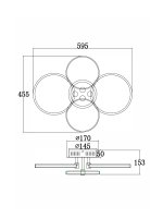 Потолочный светильник Freya FR10018CL-L40W
