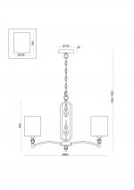 Подвесной светильник Freya FR1007PL-05BS Riverside