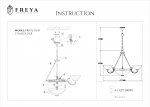 Подвесной светильник Freya FR2012-PL-06-BZ Herbert