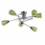 Люстра зеленая Freya FR5103-CL-06-GN Flash