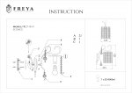 Настенный светильник бра Freya FR1127-WL-01-CH Leona