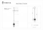 Подвесной светильник Freya FR2200-PL-01-BZ Teofilo