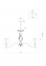 Люстра Freya FR2001PL-07G Monique