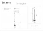 Подвесной светильник Freya FR2201-PL-01-G Ornella
