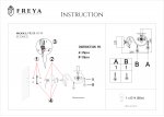 Светильник настенный бра Freya FR218-01-W Faberge