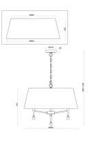 Подвесной светильник Freya FR2190PL-05N1 Rosemary