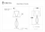 Настольная лампа Freya FR2327-TL-11-BG Marquis