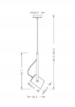 Подвесной светильник Freya FR4004PL-01WB Elori