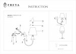 Настенный светильник бра Freya FR402-01-GB Corda