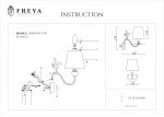 Светильник настенный бра Freya FR2404-WL-01-WG Agas