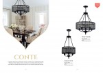 Люстра Freya FR4166-PL-05C-BL Conte