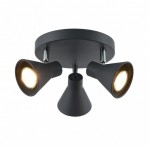 Светильник поворотный спот Freya FR4308-CL-03R-GR Claris