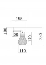 Светильник Freya FR5069WL-01B 
