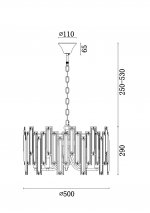 Подвесной светильник Freya FR5085PL-05CH Megan