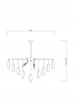Люстра Freya FR5104PL-08BS2 Porto