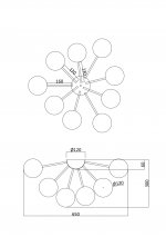 Потолочный светильник Freya FR5120CL-09G Alexis