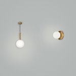 Подвесной светильник 200мм Freya FR5125PL-01BS Zelda бронза