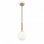 Подвесной светильник 200мм Freya FR5125PL-01BS Zelda бронза