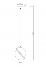 Подвесной светильник Freya FR5181PL-01CH Element