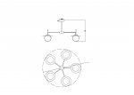 Подвесной светильник Freya FR5202PL-05BS Camelia