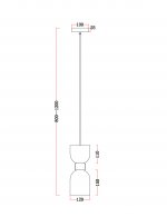 Подвесной светильник Freya FR5203PL-01BS Savia