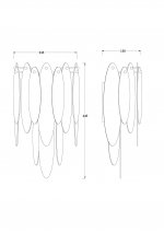 Настенный светильник (бра) Freya FR5217WL-02FG Lucrecia