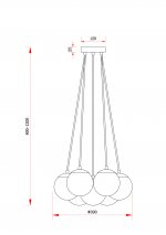 Подвесной светильник Freya FR5231PL-07CH Fiesta