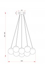 Подвесной светильник Freya FR5231PL-13CH Fiesta