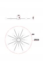 Потолочный светильник Freya FR5242CL-16B Celebrity