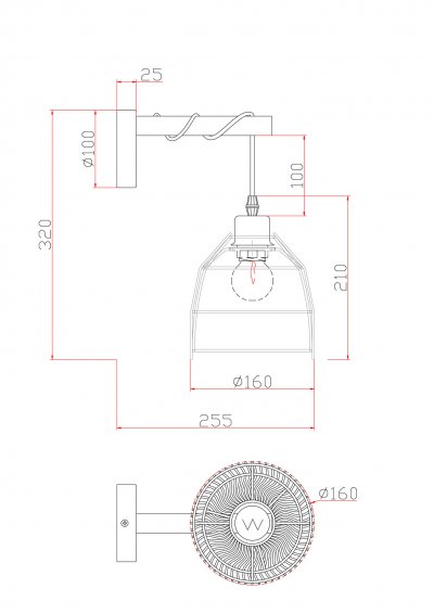Настенный светильник (бра) Freya FR5334WL-01W