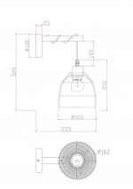 Настенный светильник (бра) Freya FR5334WL-01W