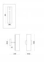 Настенный светильник (бра) Freya FR5368WL-02BS Fiore